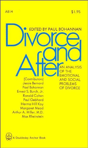 Stock image for Divorce and After for sale by Better World Books: West