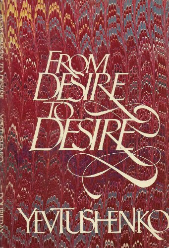 Beispielbild fr From Desire to Desire zum Verkauf von Better World Books