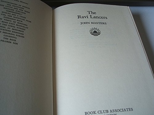 Imagen de archivo de The Ravi Lancers : A Novel a la venta por Better World Books