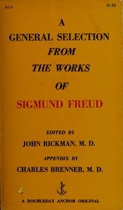 Stock image for A General Selection from the Works of Sigmund Freud for sale by SecondSale