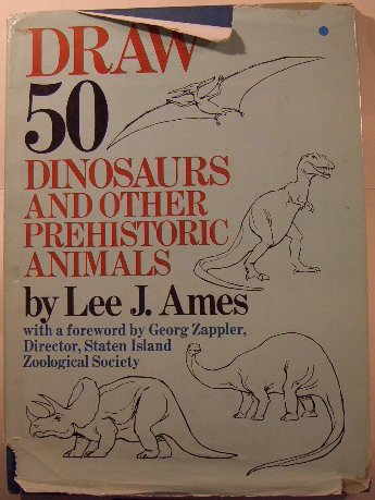9780385111355: Draw 50 dinosaurs and other prehistoric animals