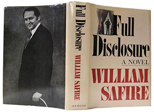 Stock image for FULL DISCLOSURE: A novel for sale by BOOKFELLOWS Fine Books, ABAA