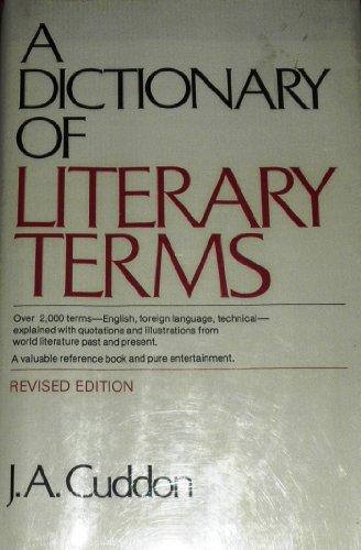 Imagen de archivo de A Dictionary of Literary Terms and Literary Theory a la venta por Better World Books