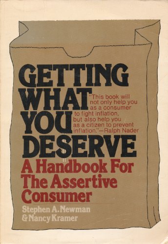 Stock image for Getting What You Deserve: A Handbook For the Assertive Consumer (A Dolphin Book) for sale by HPB Inc.