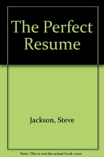 9780385150279: The Perfect Resume