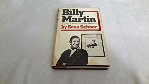 Beispielbild fr Billy Martin zum Verkauf von Wonder Book