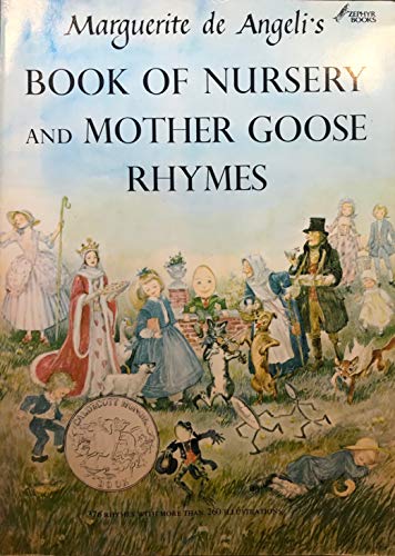 Stock image for Marguerite de Angeli's Book of Nursery and Mother Goose Rhymes for sale by Off The Shelf