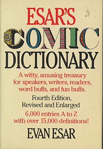 Stock image for Esar's Comic Dictionary for sale by Wonder Book