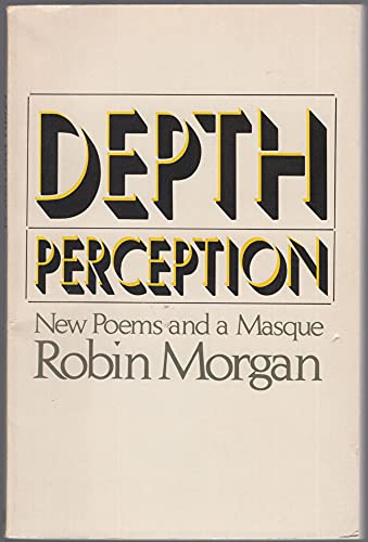 Stock image for Depth Perception: New Poems and a Masque for sale by Great Northern Books