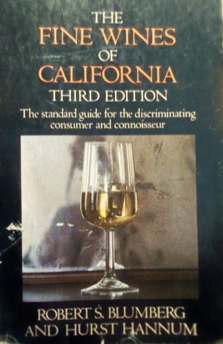 Imagen de archivo de The Fine Wines of California a la venta por Top Notch Books