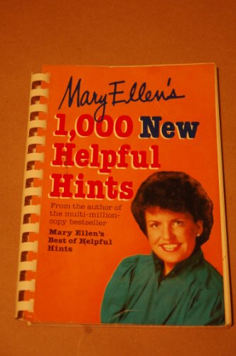 Beispielbild fr Mary Ellen's 1,000 new helpful hints zum Verkauf von Wonder Book