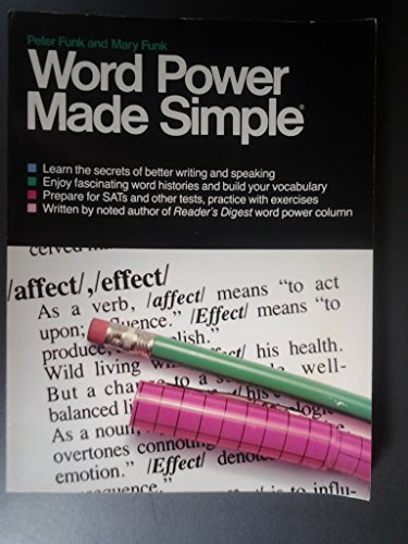 Beispielbild fr Word Power Made Simple zum Verkauf von Better World Books