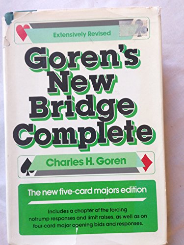 Stock image for Goren's New Bridge Complete: The New Five-Card Majors Edition for sale by SecondSale