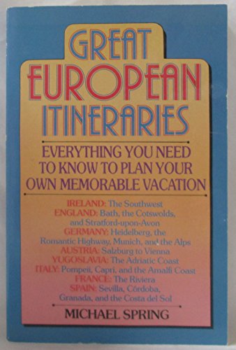 Stock image for Great Europ Itinerar for sale by Irish Booksellers
