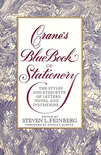 9780385262606: Crane's Blue Book