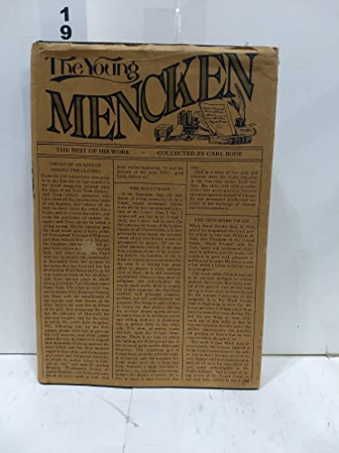 Beispielbild fr The Young Mencken zum Verkauf von The Book Shed