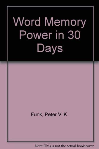 9780385290173: Word Memory Power in 30 Days