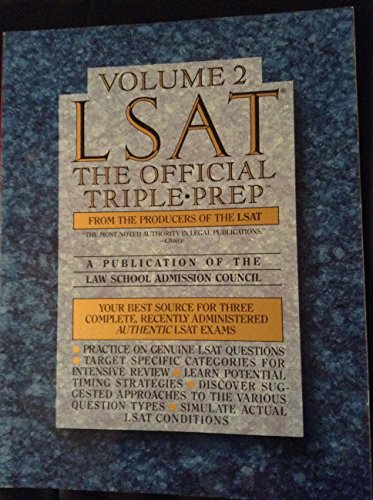 Stock image for LSAT: Triple Prep 2 for sale by dsmbooks