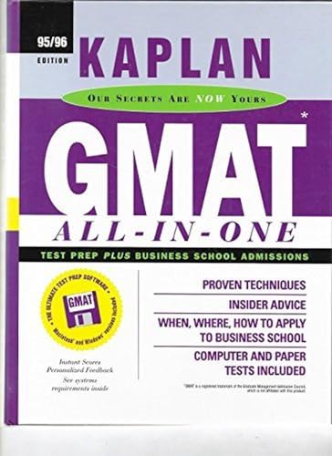 Stock image for GMAT/Test/Business (Kaplan Sourcebooks) for sale by The Book Cellar, LLC