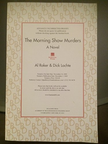 9780385343688: The Morning Show Murders: A Novel (Billy Blessing)