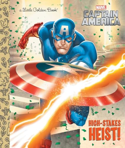 Imagen de archivo de High-Stakes Heist! (Marvel: Captain America) (Little Golden Book) a la venta por Wonder Book