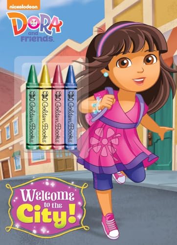 Beispielbild fr Dora and Friends: Welcome to the City! [With Crayons] zum Verkauf von Buchpark