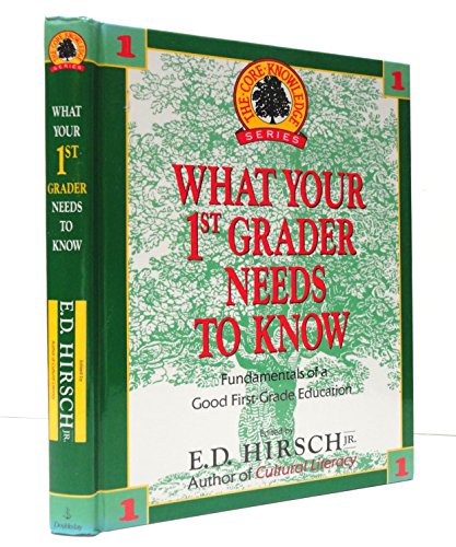 Stock image for What Your 1st Grader Needs to Know: Fundamentals of a Good First-Grade Education (The Core Knowledge Series) for sale by SecondSale