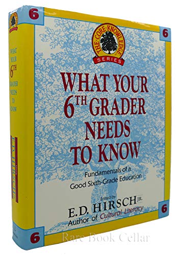 Stock image for WHAT YOUR 6TH GRADER NEEDS TO KNOW (Core Knowledge Series) for sale by SecondSale