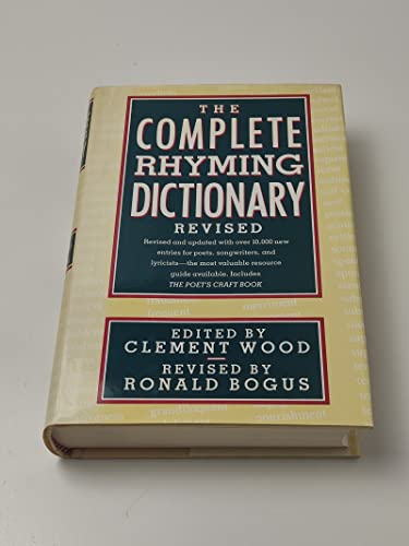 9780385413503: The Complete Rhyming Dictionary: Including the Poet's Craft Book