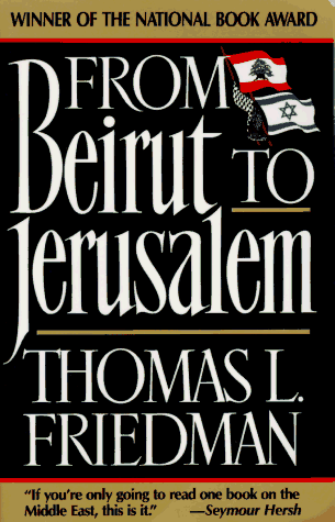Beispielbild fr From Beirut to Jerusalem zum Verkauf von Wonder Book