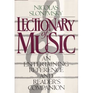 Imagen de archivo de The Lectionary of Music a la venta por Better World Books: West