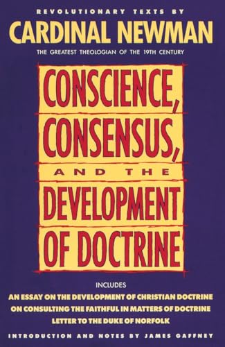 Beispielbild fr Conscience, Consensus, and the Development of Doctrine zum Verkauf von Better World Books