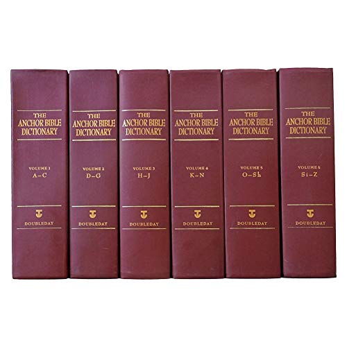 The Anchor Bible Dictionary (6 Volume Set) (9780385425834) by Freedman, David Noel