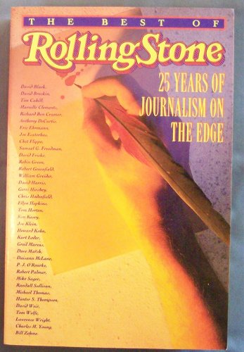 Imagen de archivo de The Best of Rolling Stone : 25 Years of Journalism on the Edge a la venta por Better World Books: West