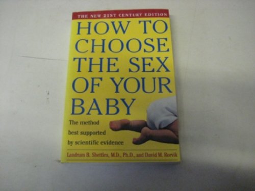Stock image for How to Choose the Sex of Your Baby for sale by Jenson Books Inc