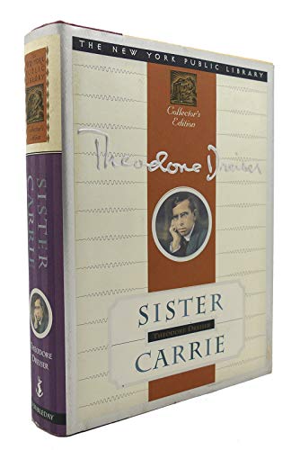 Imagen de archivo de Sister Carrie a la venta por Better World Books: West