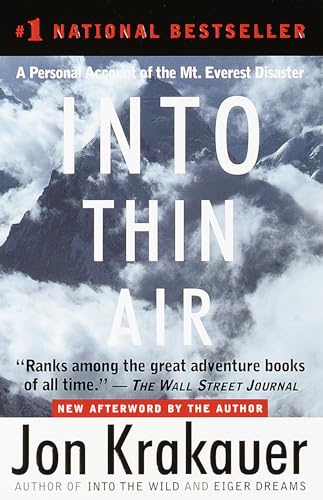 Imagen de archivo de Into Thin Air: A Personal Account of the Mt. Everest Disaster a la venta por SecondSale