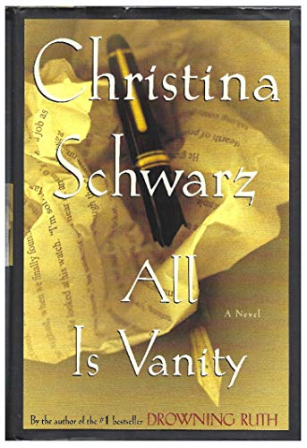 Beispielbild fr All Is Vanity: A Novel zum Verkauf von SecondSale