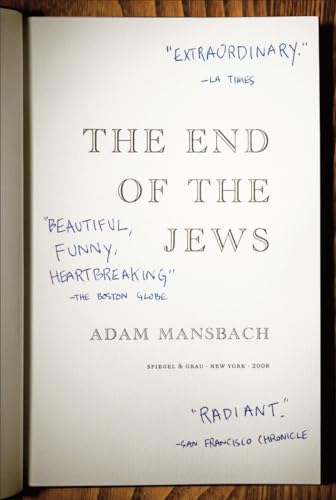 Beispielbild fr The End of the Jews: A Novel zum Verkauf von Open Books