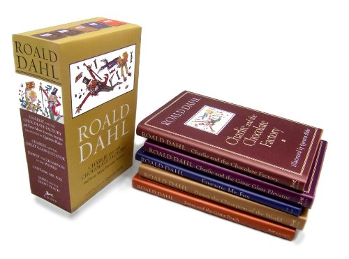 9780385753678: Roald Dahl 5-Book HC Box Set - Charlie/Chocolate Factory, Charlie/Great Glass Elevator, Danny Champion of the World, James/Giant Peach, Fantastic Mr. Fox