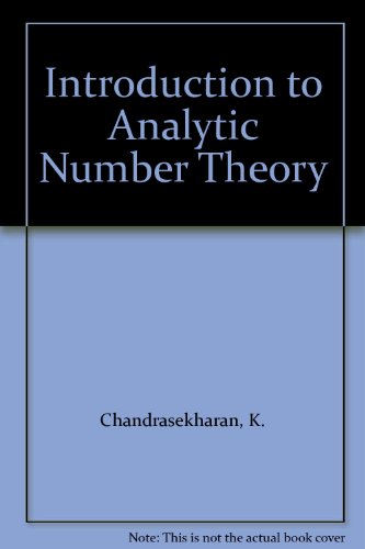 9780387041414: Introduction to Analytic Number Theory