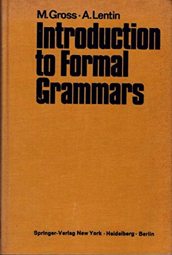 9780387048277: Introduction to Formal Grammars