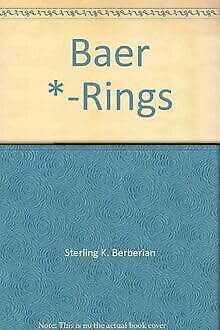 Stock image for Baer *-Rings for sale by medimops