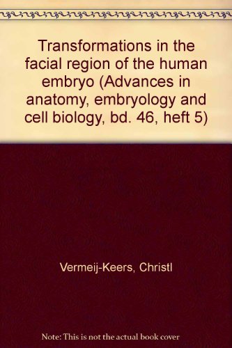 Transformations in the Facial Region of the Human embryo,