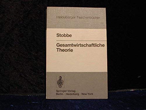 Beispielbild fr Gesamtwirtschaftliche Theorie (Heidelberger Taschenbucher, Bd. 158) (German Edition) zum Verkauf von medimops