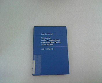 9780387070179: Einfnhrung in die ZuverlSssigkeit elektronischer GerSte und Systeme by Dombro...