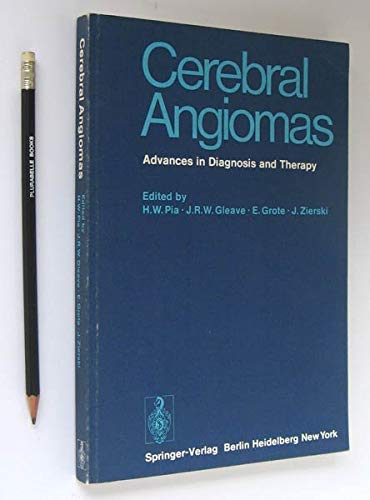 Imagen de archivo de Cerebral Angiomas: Advances in Diagnosis and Therapy a la venta por Doss-Haus Books