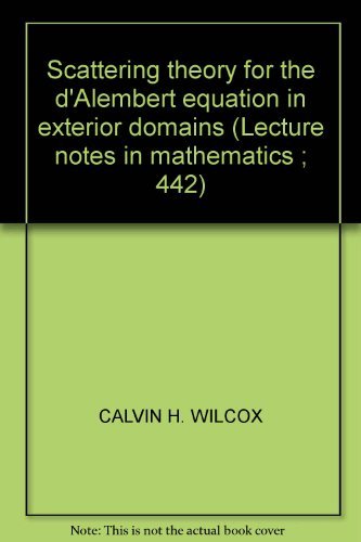 Scattering Theory for the d'Alembert Equation in Exterior Domains