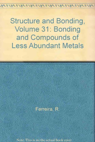 Stock image for Structure and Bonding, Volume 31 for sale by Zubal-Books, Since 1961