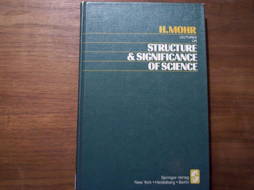 Stock image for Lectures on Structure and Significance of Science. for sale by Antiquariat Nam, UstId: DE164665634